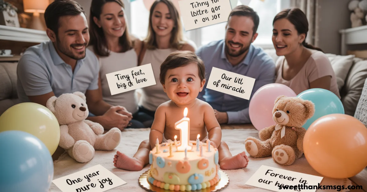 Cute and Emotional 1st Birthday Quotes for Baby Boy