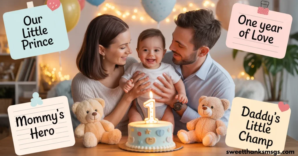 Emotional Baby Boy 1st Birthday Wishes and Quotes