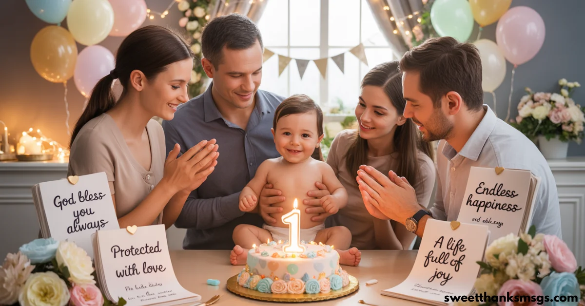 Blessing Messages for Baby Boy on His First Birthday