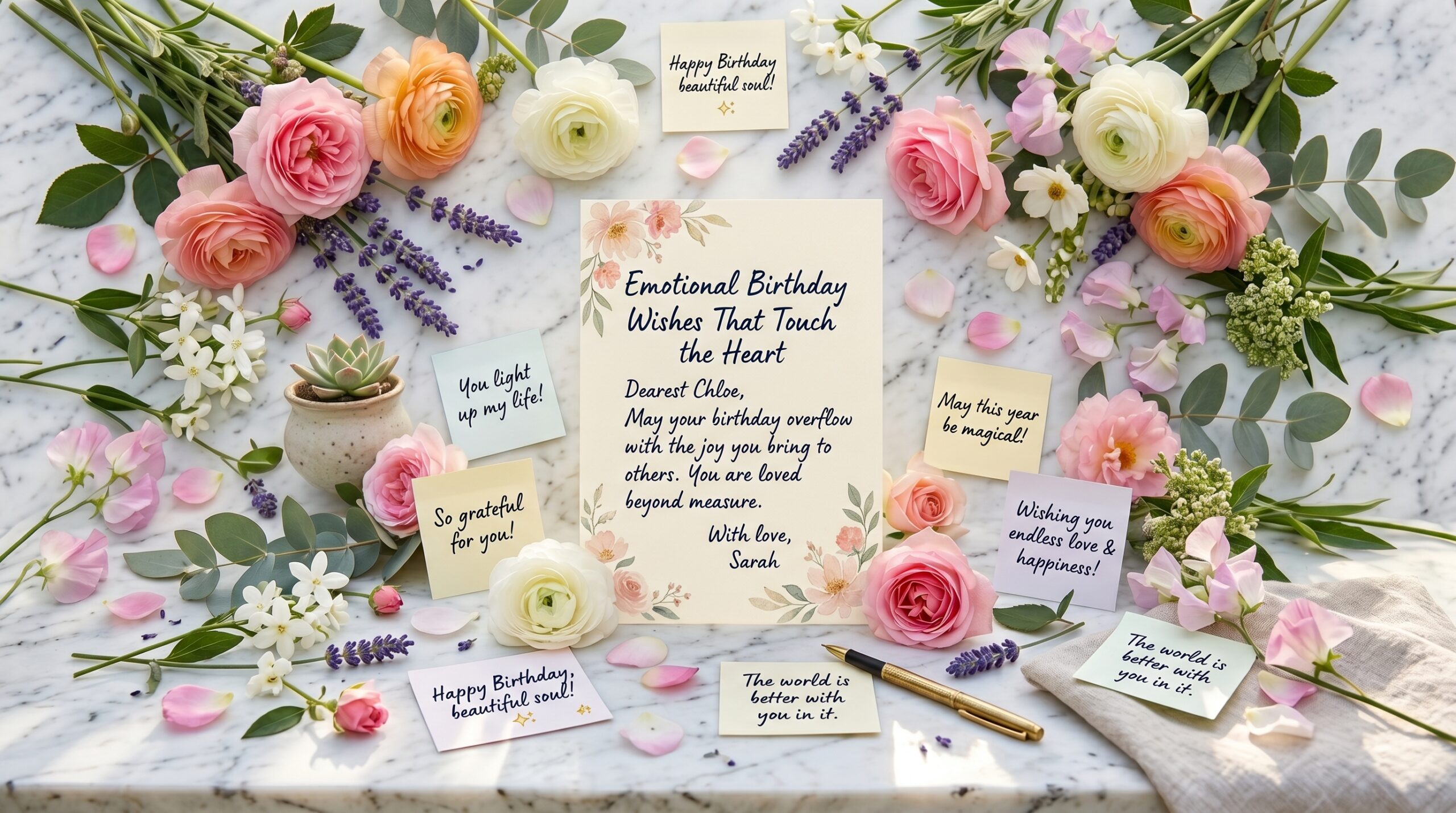 Emotional Birthday Wishes That Touch the Heart