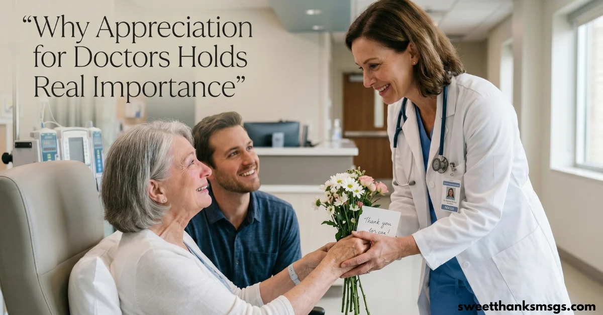 Why Appreciation for Doctors Holds Real Importance