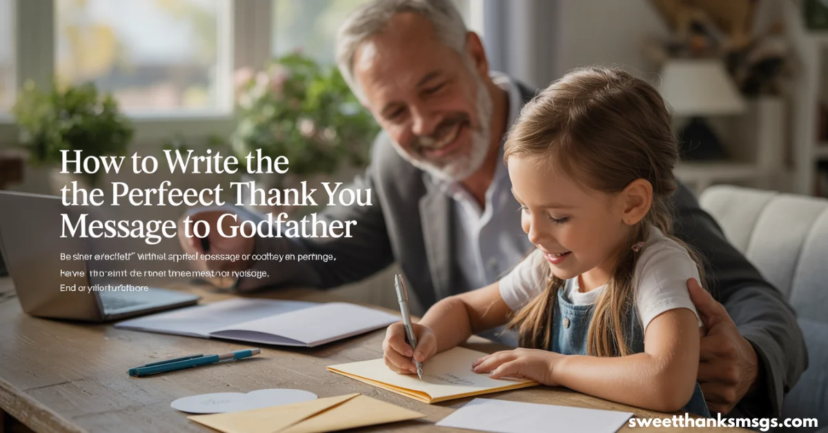 How To Write The Perfect Thank You Message To Godfather