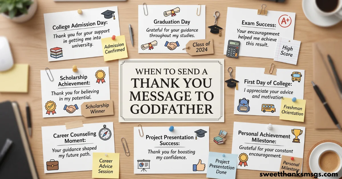When To Send A Thank You Message To Godfather
