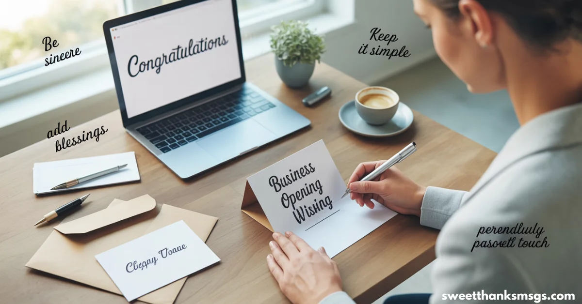 How to Write Meaningful Business Opening Wishes