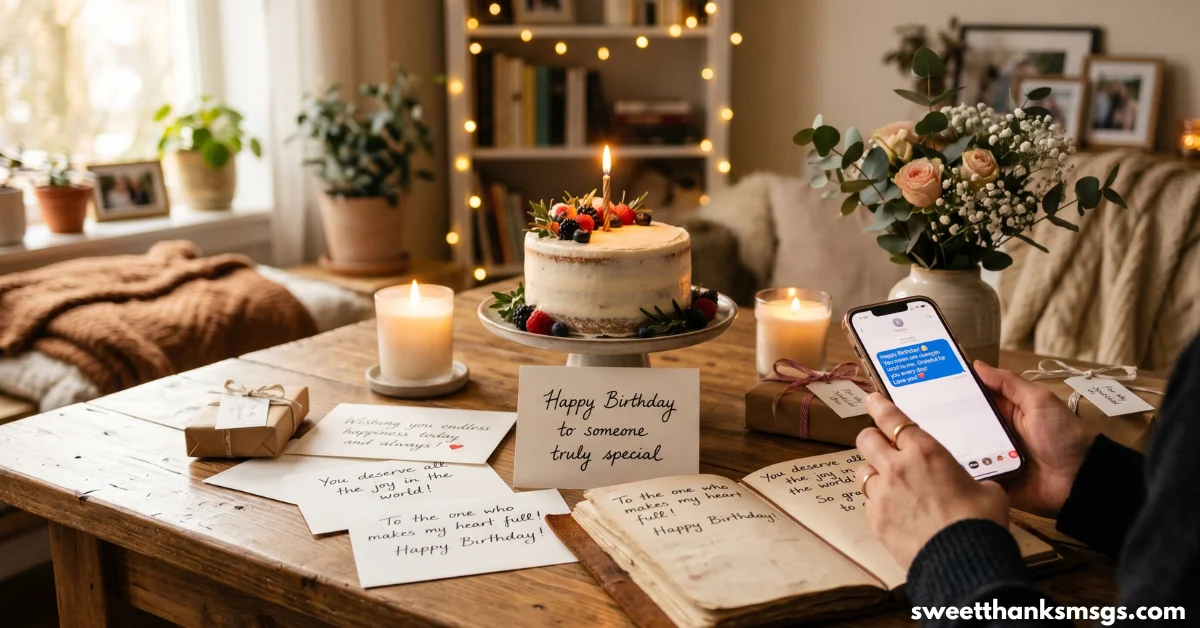 Birthday Short Messages for Someone Special