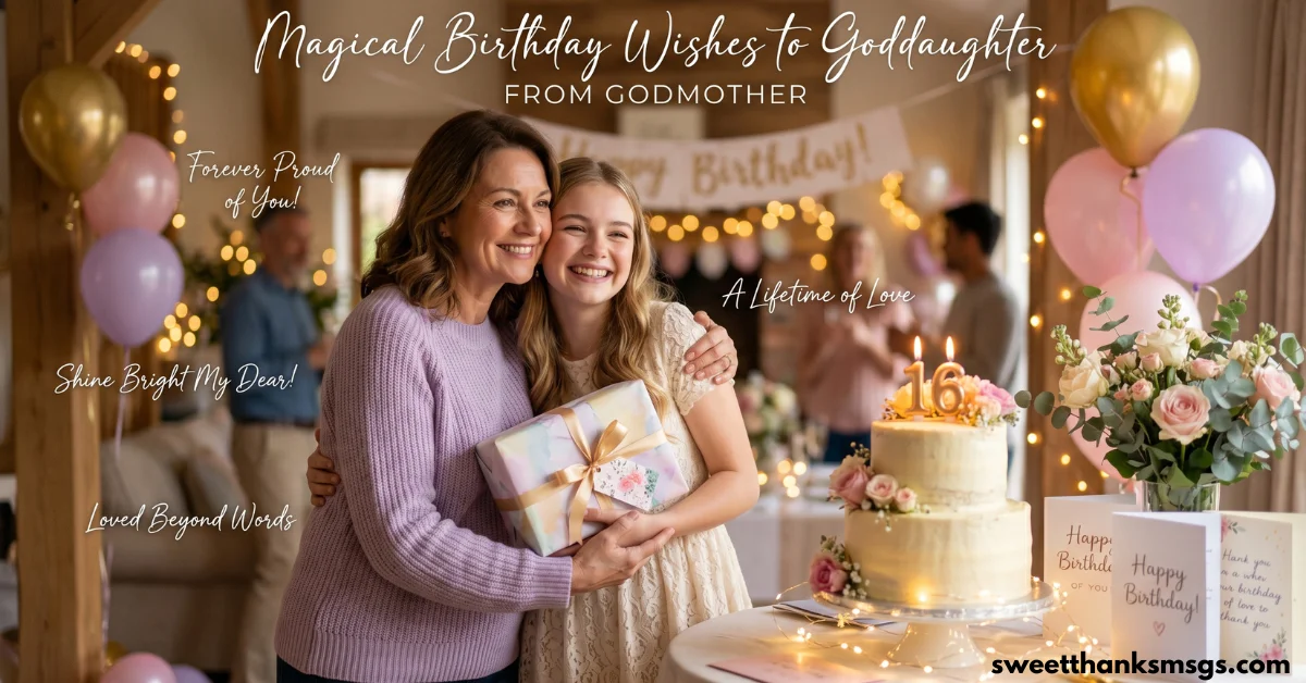 Magical  Birthday Wishes to Goddaughter From Godmother