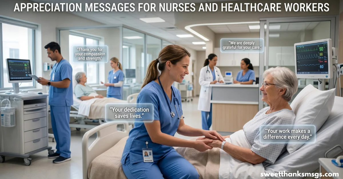 Appreciation Messages for Nurses and Healthcare Workers