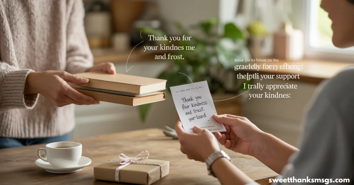 Thank You Messages for Borrowed Items or Favors