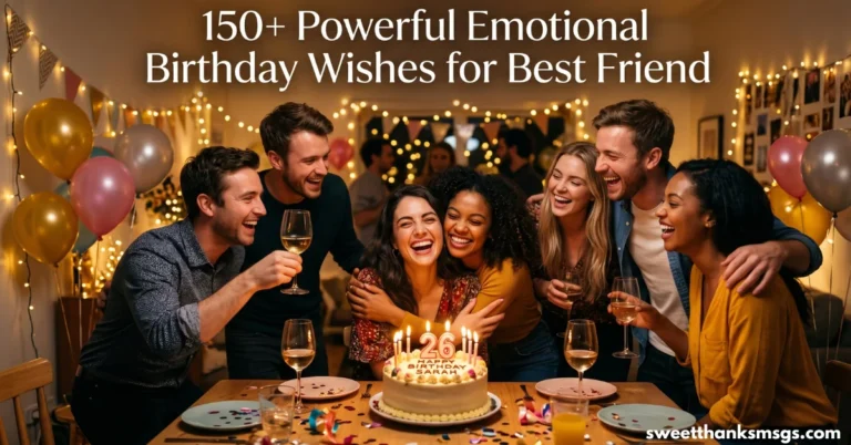 150+ Powerful Emotional Birthday Wishes for Best Friend 