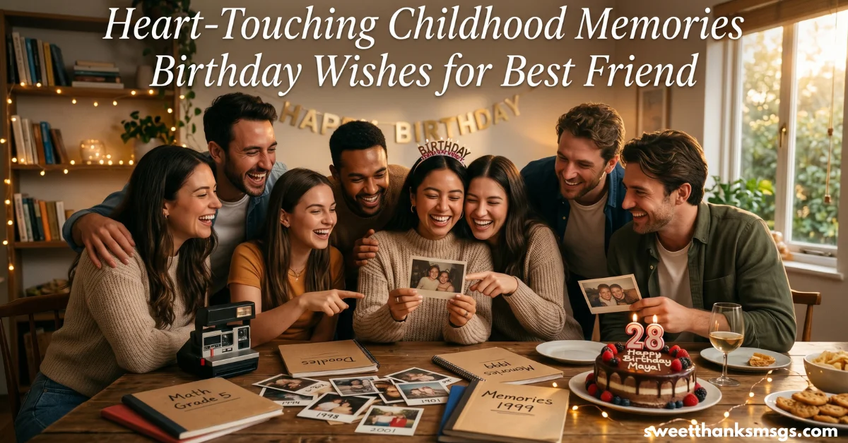 1. Heart-Touching Childhood Memories Birthday Wishes for Best Friend