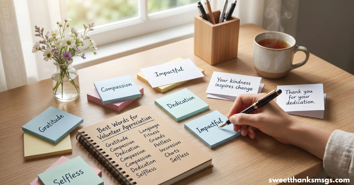 Best Words to Use in Volunteer Appreciation Messages