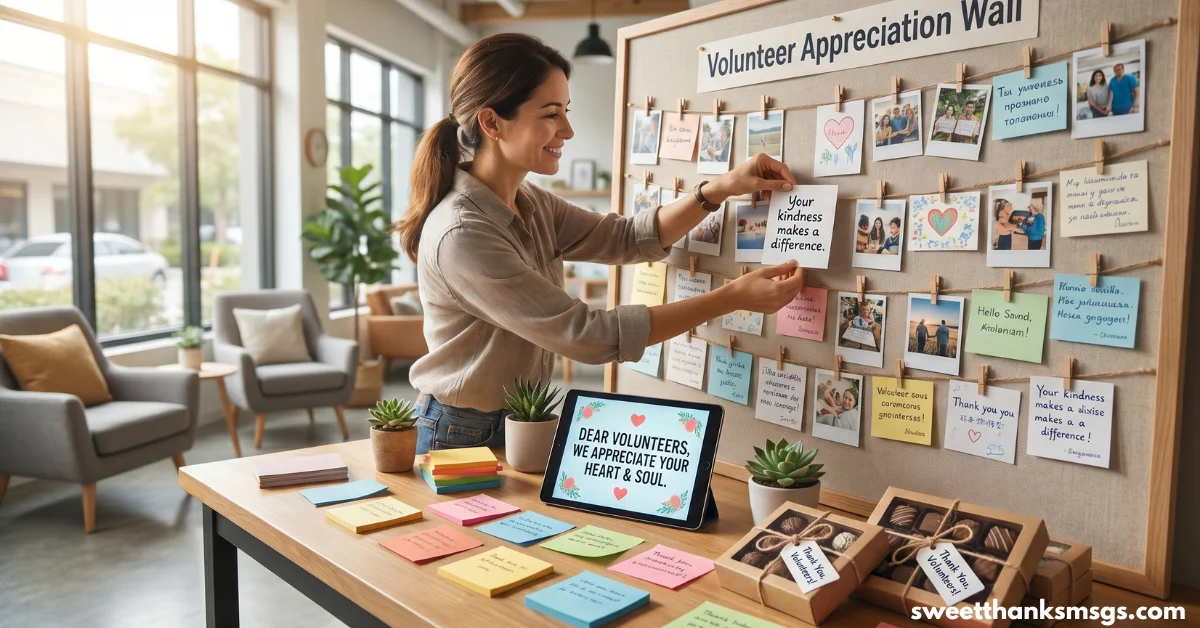 Creative Ways to Share Volunteer Appreciation Messages