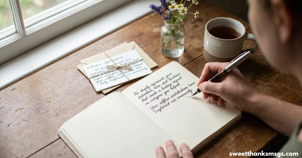 Long Appreciation Messages for Helpful Volunteers