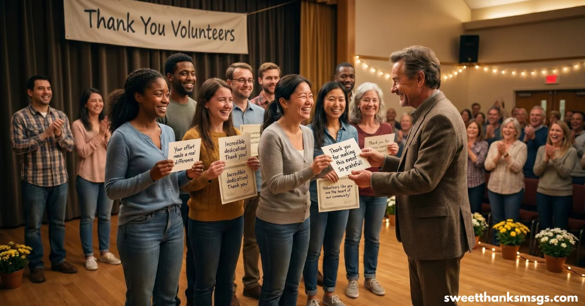 Volunteer Appreciation Messages for Events