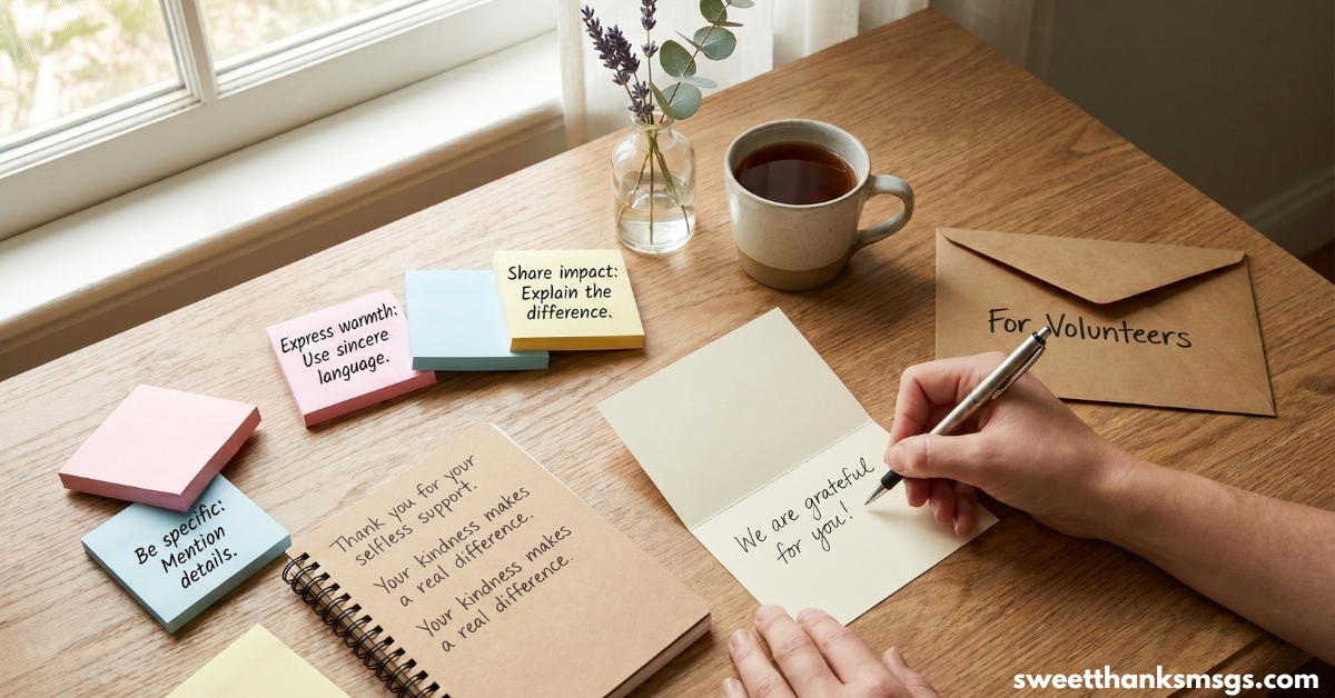 How to Write Warm Appreciation Messages for Helpful Volunteers