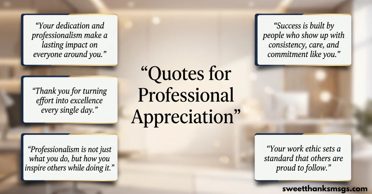 Quotes for Professional Appreciation