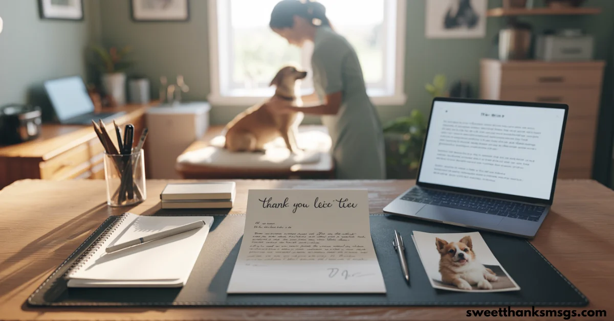 Writing Style Tips for a Sweet Thank You Letter to Veterinarians