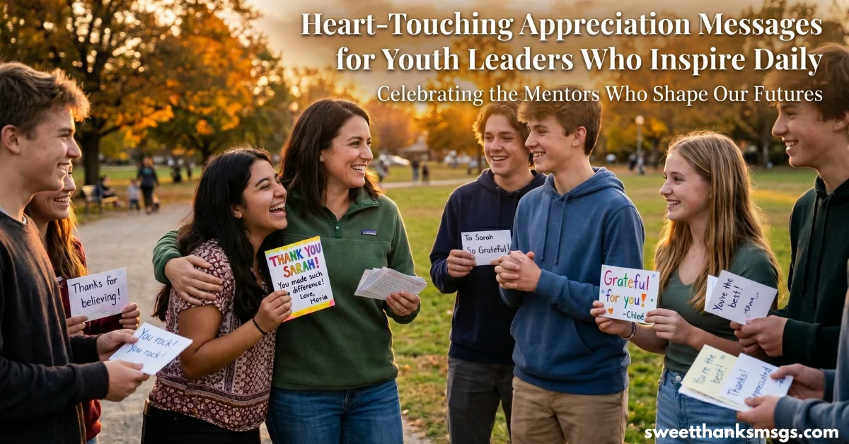 Heart-Touching Appreciation Messages for Youth Leaders Who Inspire Daily