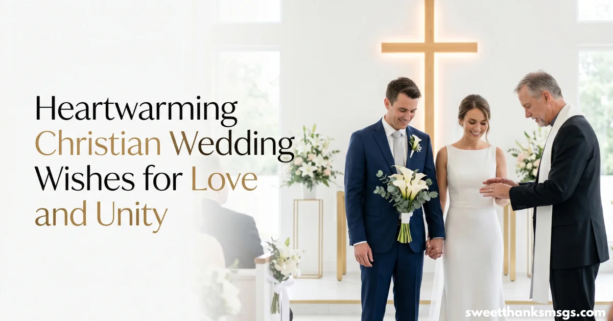 Heartwarming Christian Wedding Wishes for Love and Unity