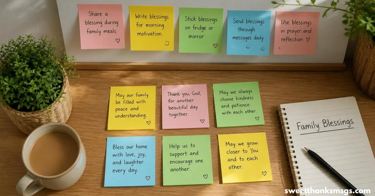 How to Use Family Blessing Messages