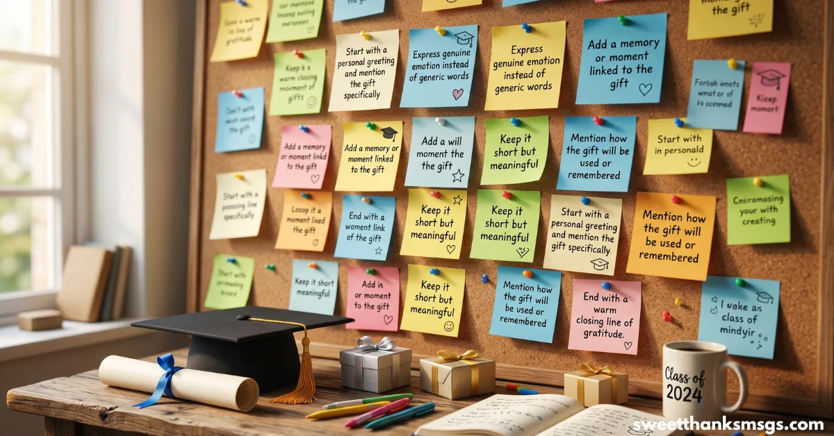 Tips for Writing Memorable Graduation Gift Thank You Notes