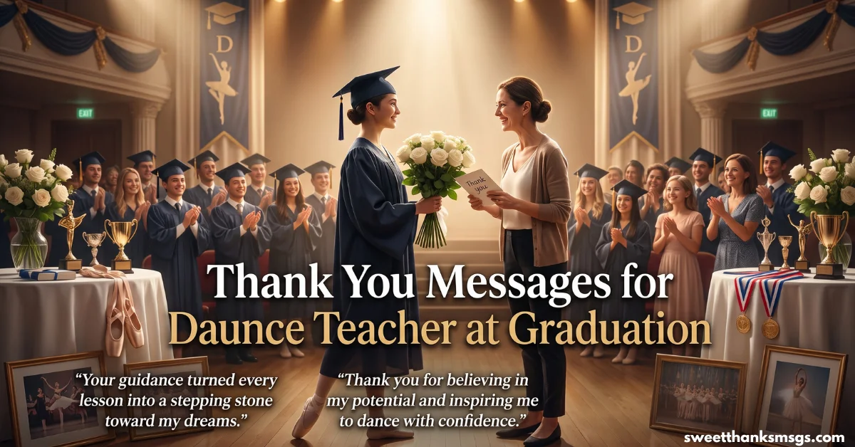 45 Meaningful Thank You Messages for Dance Teacher Thank You Messages for Dance Teacher at Graduation