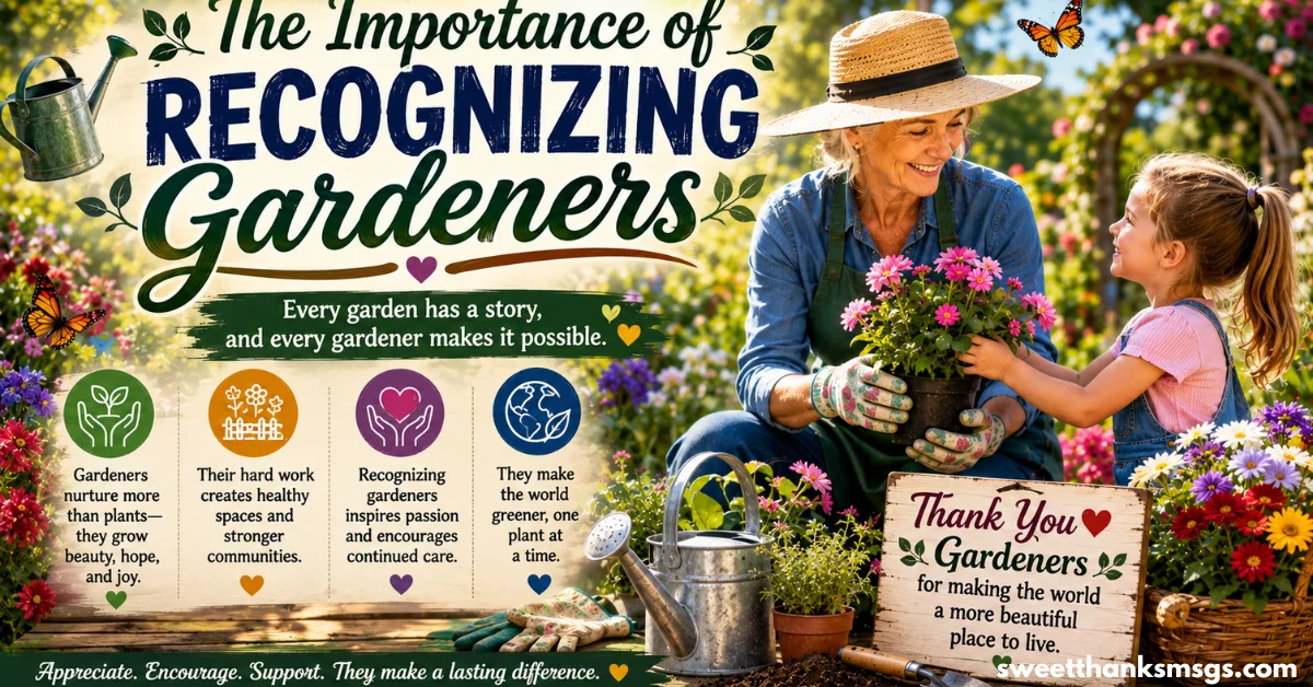 The Importance of Recognizing Gardeners