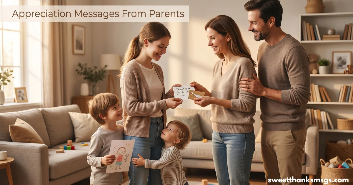 Appreciation Messages From Parents