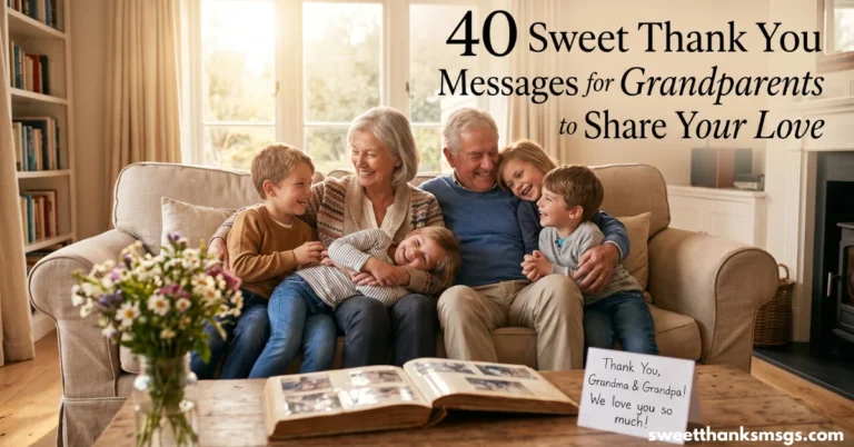 40 Sweet Thank You Messages for Grandparents to Share