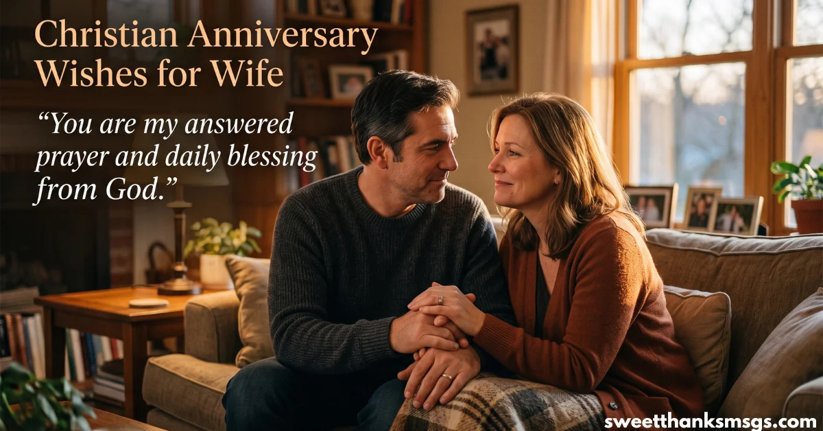 6. Christian Anniversary Wishes for Wife