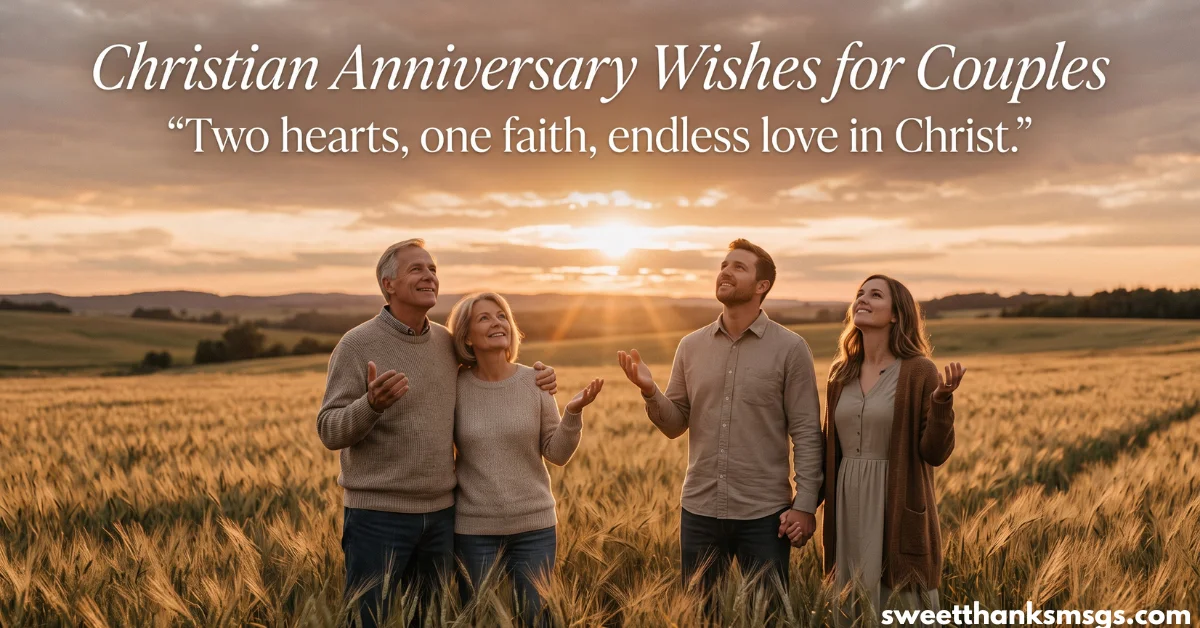 9. Christian Anniversary Wishes for Couples