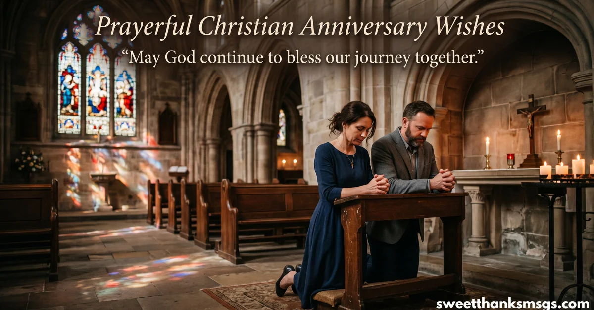 11. Prayerful Christian Anniversary Wishes