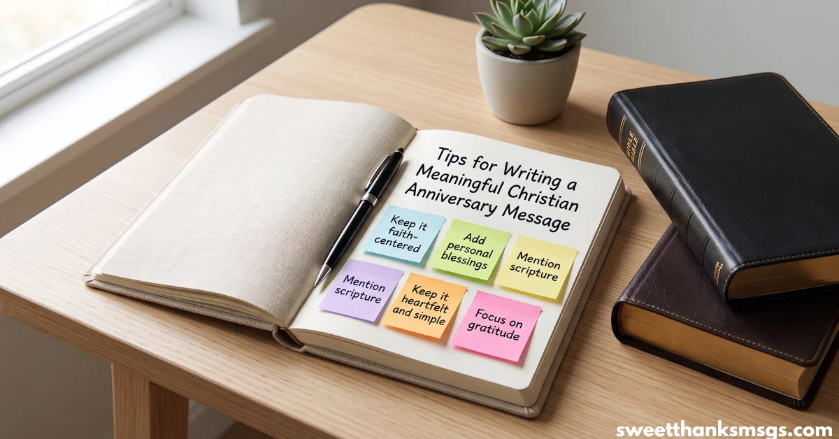 12. Tips for Writing a Meaningful Christian Anniversary Message