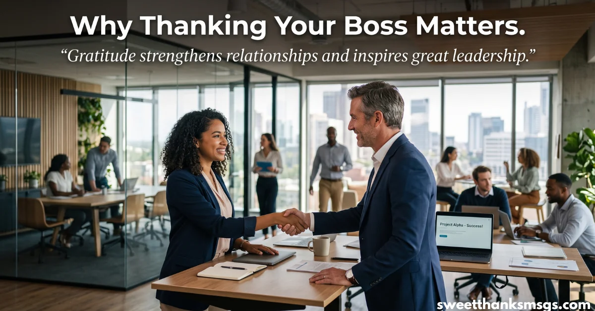 30 Best Thank You Messages for Boss to Show Appreciation Why Thanking Your Boss Matters