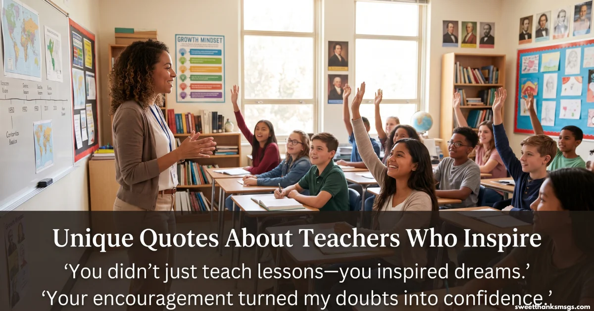 Unique Quotes About Teachers Who Inspire