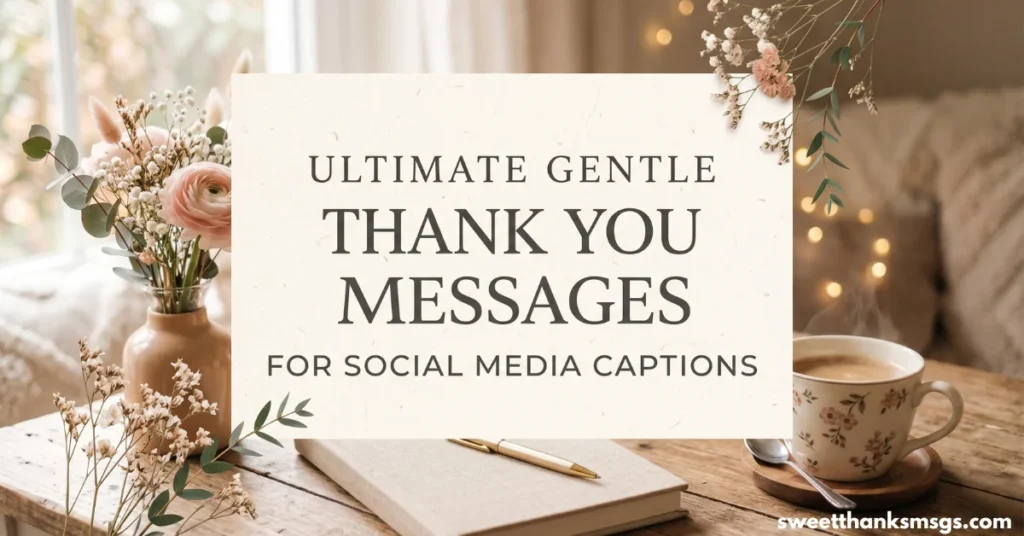 Ultimate Gentle Thank You Messages for Social Media Captions Sweetthanksmsgs.com 90 1024x536