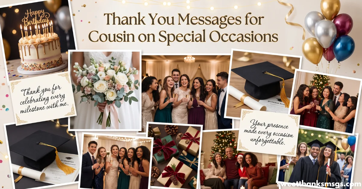 85 Special Thank You Messages for Cousin Thank You Messages for Cousin on Special Occasions