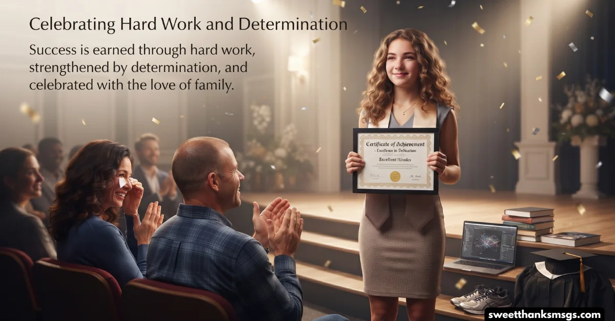 Celebrating Hard Work and Determination