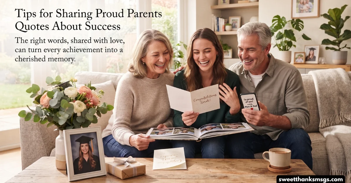 Tips for Sharing Proud Parents Quotes About Success