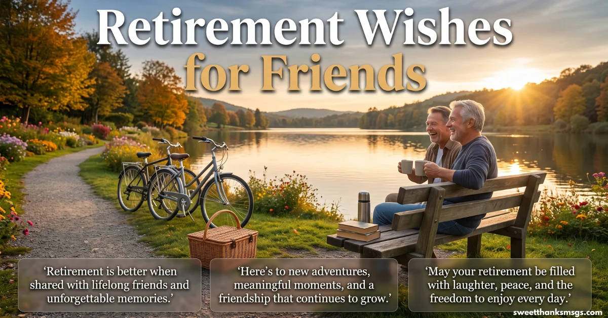 Retirement Wishes for Friends