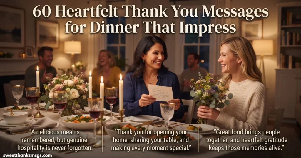 60 Heartfelt Thank You Messages for Dinner That Impress 60 Heartfelt Thank You Messages for Dinner That Impress