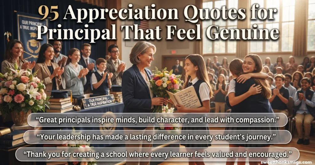 95 Appreciation Quotes for Principal That Feel Genuine 95 Appreciation Quotes for Principal That Feel Genuine