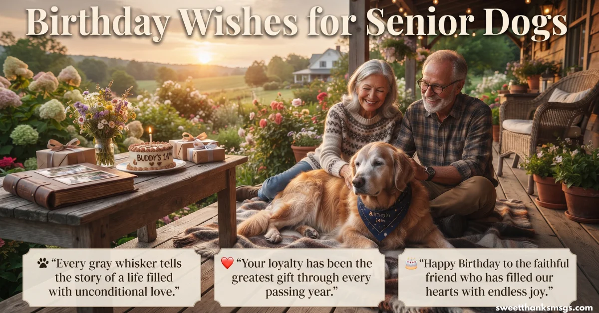 70 Cute Birthday Wishes for Dogs Every Pet Loves Birthday Wishes for Senior Dogs