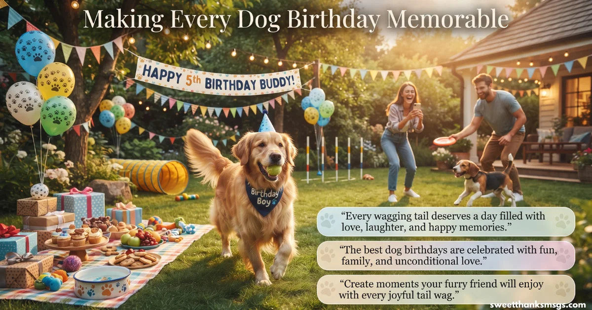 70 Cute Birthday Wishes for Dogs Every Pet Loves Making Every Dog Birthday Memorable
