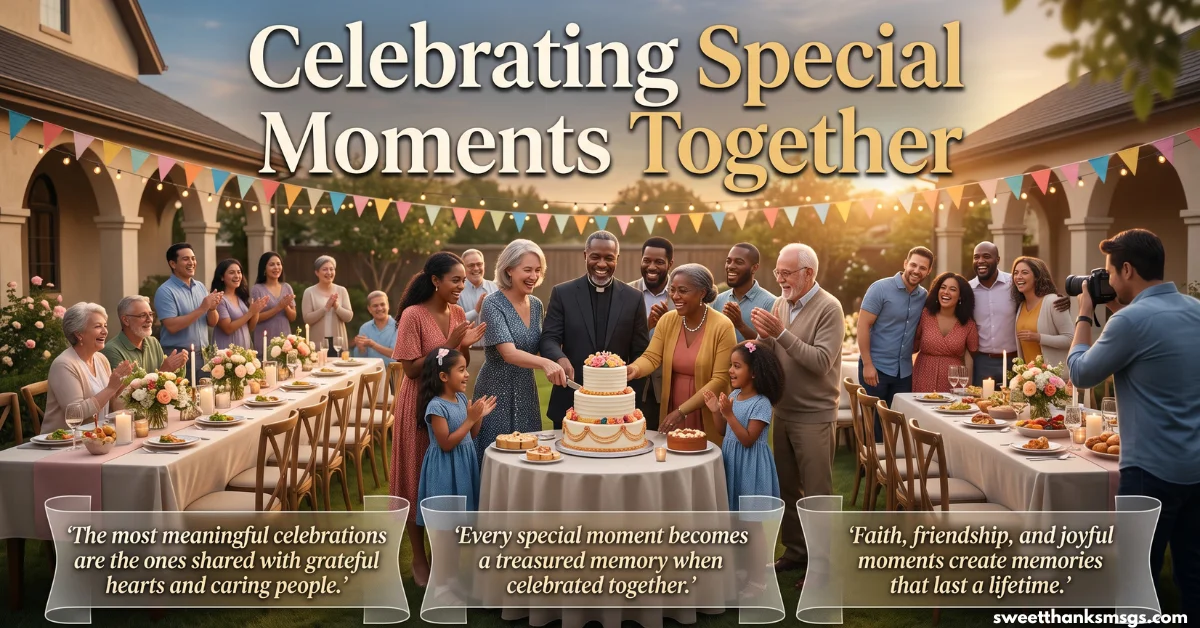 Celebrating Special Moments Together