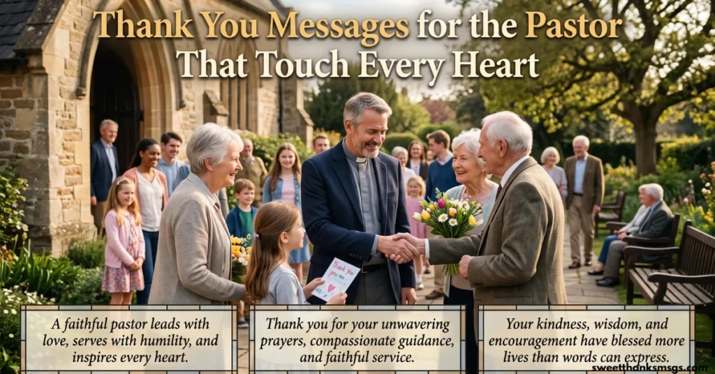 Thank You Messages for the Pastor That Touch Every Heart Thank You Messages for the Pastor That Touch Every Heart