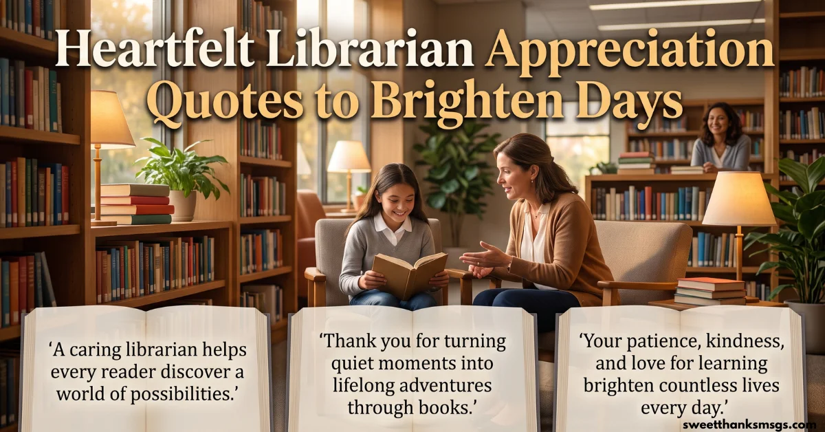 Heartfelt Librarian Appreciation Quotes to Brighten Days