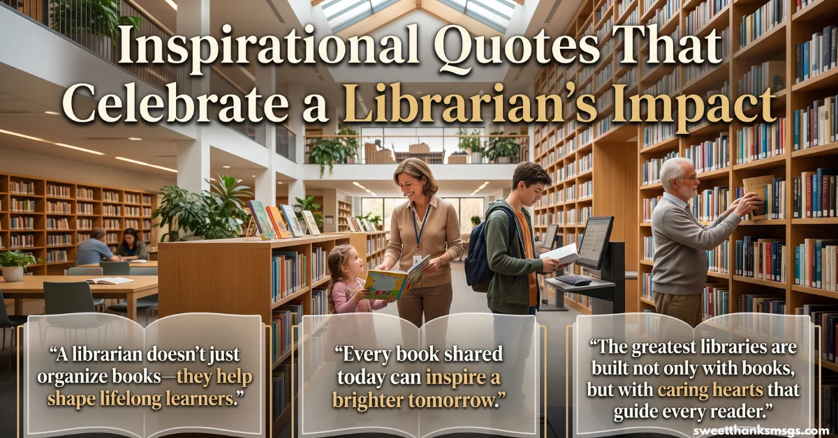 Inspirational Quotes That Celebrate a Librarian's Impact
