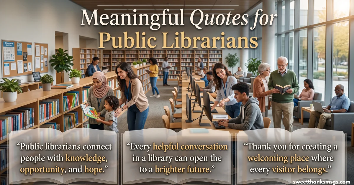 Meaningful Quotes for Public Librarians