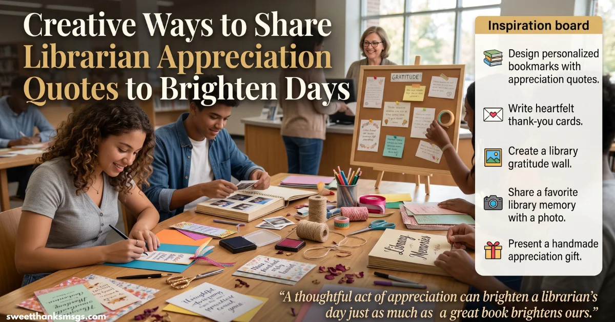 Creative Ways to Share Librarian Appreciation Quotes to Brighten Days